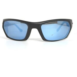 Liberty Sport Piston Matte Black Safety Sunglasses Blue Mirror Lens LS Z87-2+